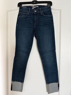 New Women’s Joe's Jeans Dark Indigo Cropped Ankle Jeans Sz 25.